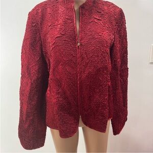 Victor costa medium red woman blouse